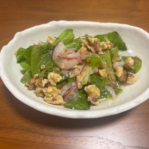 こむぎの作ってみた!投稿(ピリッと柚子胡椒風味がいい!レタスとツナの爽やかレモンサラダ)