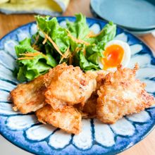 【簡単絶品とり天】鶏胸肉で節約/米粉でヘルシー