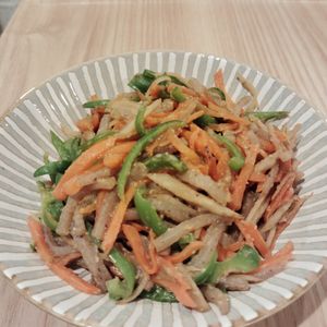 1150882の作ってみた!投稿(栄養満点！【ごぼうの中華風♡五目味噌きんぴら】腸活にも◎)