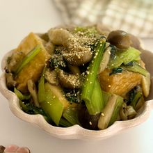 ご飯すすむ♡厚揚げと小松菜の和風あんかけ【節約・ヘルシー】
