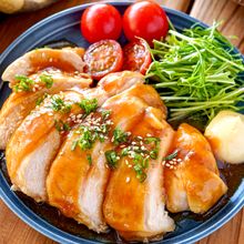 【レンチン！鶏むね肉の甘酢照り焼き】しっとり柔らか♡