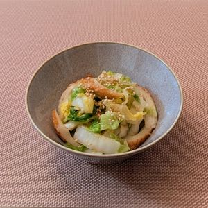 𝔂𝓾𝓶𝓲🍓の作ってみた!投稿(白菜とちくわのうまだれナムル)