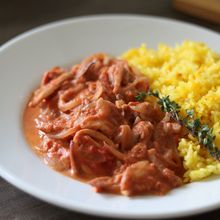 簡単イカの煮込み　セート風