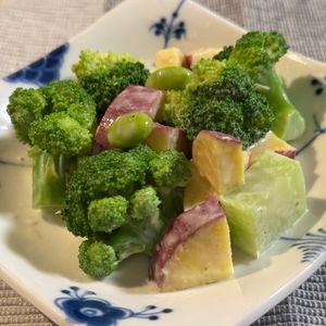 TinGenの作ってみた!投稿([お腹すっきり♪]さつまいもとブロッコリーのさっぱりサラダ)