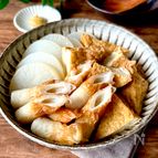 材料3つ！レンジで簡単♪【白だしおでん風】