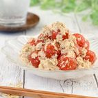＊即日完食の味＊ツナとプチトマトの味噌マヨ和え《混ぜるだけ》