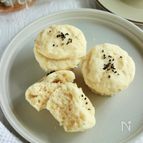 【レンジで3分・発酵なし】豆腐と米粉の塩麹パン