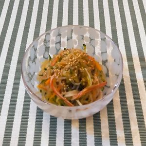 𝔂𝓾𝓶𝓲🍓の作ってみた!投稿(つるんとヘルシー【しらたきのさっぱりサラダ】)