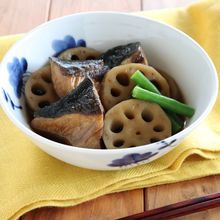 ぶりとれんこんのうま煮