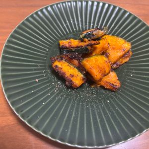 こむぎの作ってみた!投稿(【かぼちゃの甘辛バター】甘辛味にバターが合う♡)
