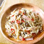 レンジで5分！【ぺペロンきのこ】簡単副菜♩