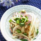 《 万能ニラだれ 》 もやしと砂肝のニラだれ和え