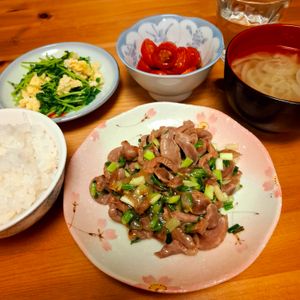 まろみの作ってみた!投稿(【冷凍おかず】やみつき！砂肝のネギ塩レモン炒め)