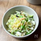 レンジで簡単！《キャベツのうま塩ナムル》