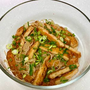 Kの作ってみた!投稿(【さつま揚げと白滝のきんぴらポン酢】簡単時短で作り置きも)