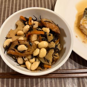 マリオタクピンクの作ってみた!投稿(シャキッと食感が美味しい☆【ひじきとれんこんの炒め煮】栄養◎)