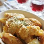 カリフラワーとソーセージのカレー煮