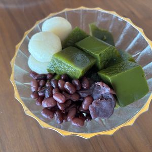 こむぎの作ってみた!投稿(【すっきり美味しい♪】抹茶の寒天ゼリー)