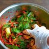 青梗菜のコッチョリ(青梗菜の浅漬けキムチ)の工程4