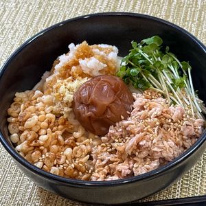 楽ラク手抜キッチン🐶🐾の作ってみた!投稿(梅ツナぶっかけおろしうどん)