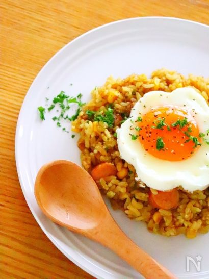 炊飯器で作るカレーピラフ