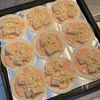 のせてトースターで焼くだけ！「もちもち明太お餅ピザ」の工程2