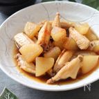 少ない工程で楽々＊味しみしみ～♡ほっこり手羽中と大根の甘辛煮