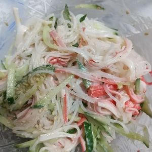 とまっちょ嫁の作ってみた!投稿(コクまろ春雨マヨサラダ 】レンジで簡単★ヘルシー)