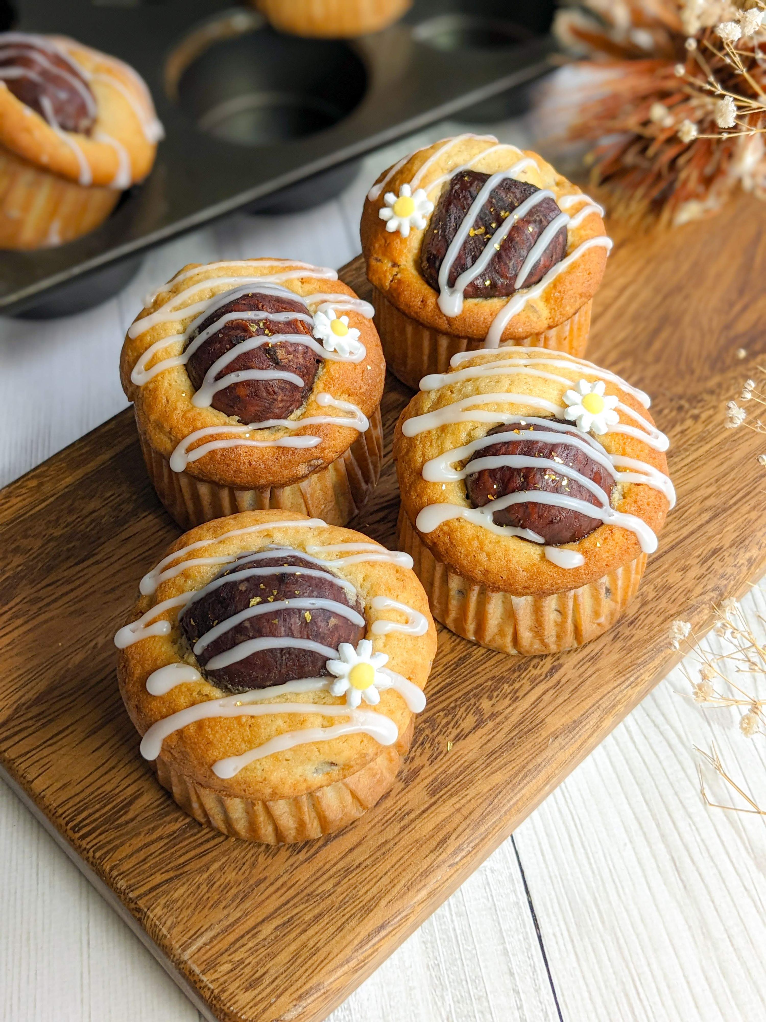 混ぜて焼くだけ❢【ゴロゴロ栗マフィン】 | レシピサイトNadia