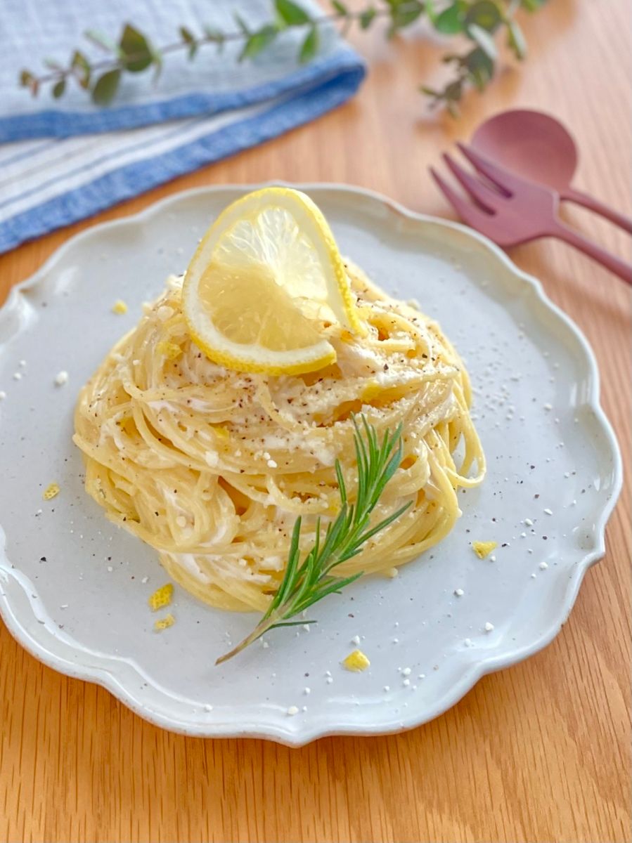 クリーミーレモンパスタのレシピ