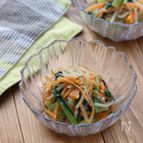 【コクうま♪】小松菜ともやしの味噌胡麻和え