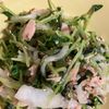 みんこの作ってみた!投稿(お正月太り解消!【豆苗と大根とワカメのツナ和えサラダ】)