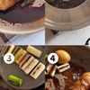 豚バラ薄切り肉でくるっと焼豚〜味しみ卵と焼きネギ添え〜の工程5