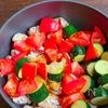 ワンパン！鶏肉とズッキーニのトマトチーズ煮の工程3