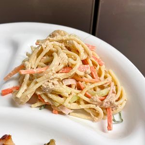 ケの作ってみた!投稿(我が家の【絶品スパサラ】冷めてもくっつかない♪おすすめ☆)