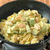 【えびとアボカドのチーズお好み焼き】とろける食感で最高♪の工程3