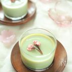 とろ～り仕上げの抹茶ミルクプリン