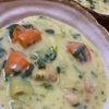ぽめの作ってみた!投稿(【鶏とほうれん草のクリームシチュー】ルー不使用★)
