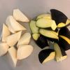 【さっぱり副菜】山芋とナスの梅醤油炒めの工程1