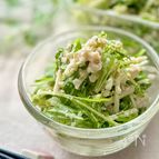 水菜のうま塩白和え