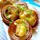 至福の【豚肉のチーズ照り焼きロール】失敗なし！