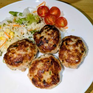 joe sanの作ってみた!投稿(ワンパン♪全部混ぜて焼くだけ◎【ねぎ味噌マヨつくね】)