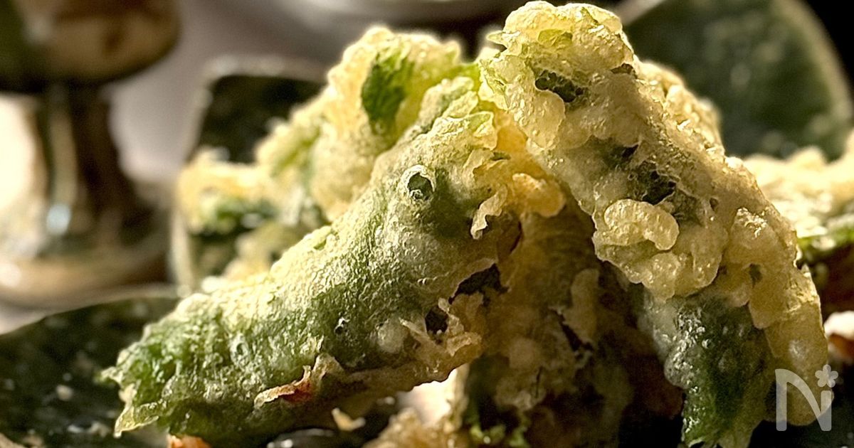 鯵のつみれ★大葉巻き揚げ