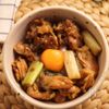 【業務スーパー】炭火香る♪串なし焼き鳥（ハラミ）で焼き鳥丼の工程3