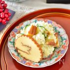 [伊達巻入りポテトサラダ]おせちの残りでアレンジサラダ♪