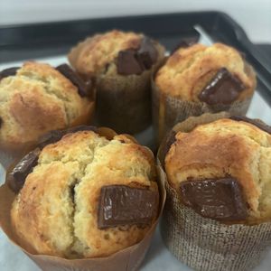 Oの作ってみた!投稿(HMで簡単♪バナナチョコマフィン)
