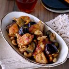 カリッとろっジューシー♪鶏むね肉と茄子のカシューナッツ炒め