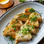 簡単やみつき副菜【とろとろチーズの長芋ステーキ】