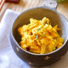 『かぼちゃと新玉ねぎのデリ風サラダ』アレンジレシピ付き♡