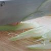 セロリと豚肉の健やかラーメンの工程1